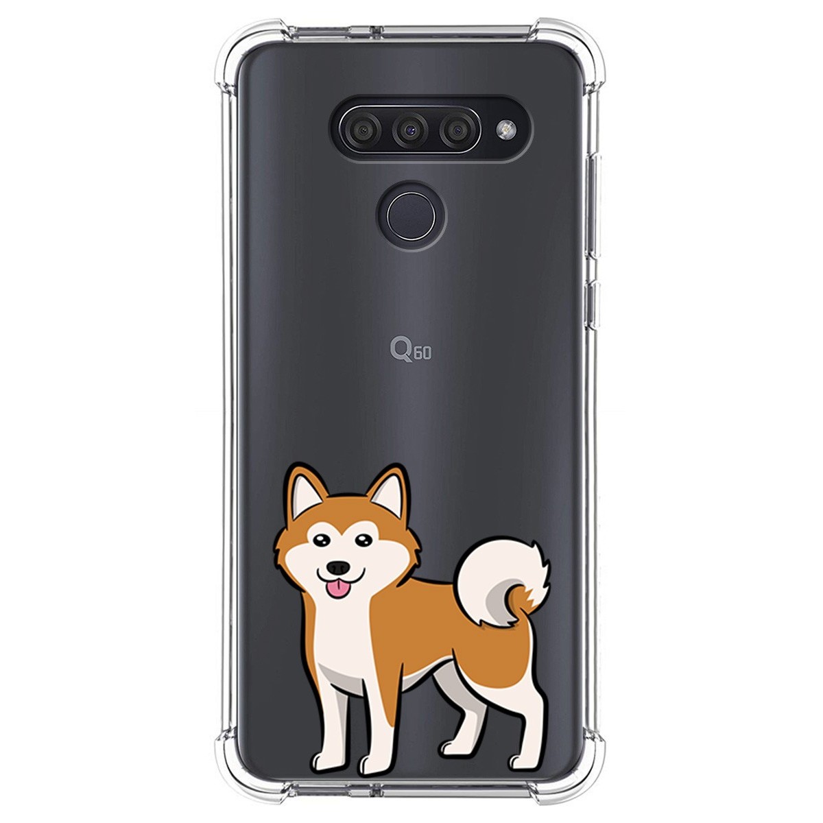 Funda Silicona Antigolpes para Lg Q60 / K50 diseño Perros 02 Dibujos