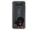 Funda Silicona Antigolpes para Lg Q60 / K50 diseño Perros 04 Dibujos