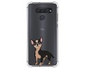 Funda Silicona Antigolpes para Lg Q60 / K50 diseño Perros 05 Dibujos