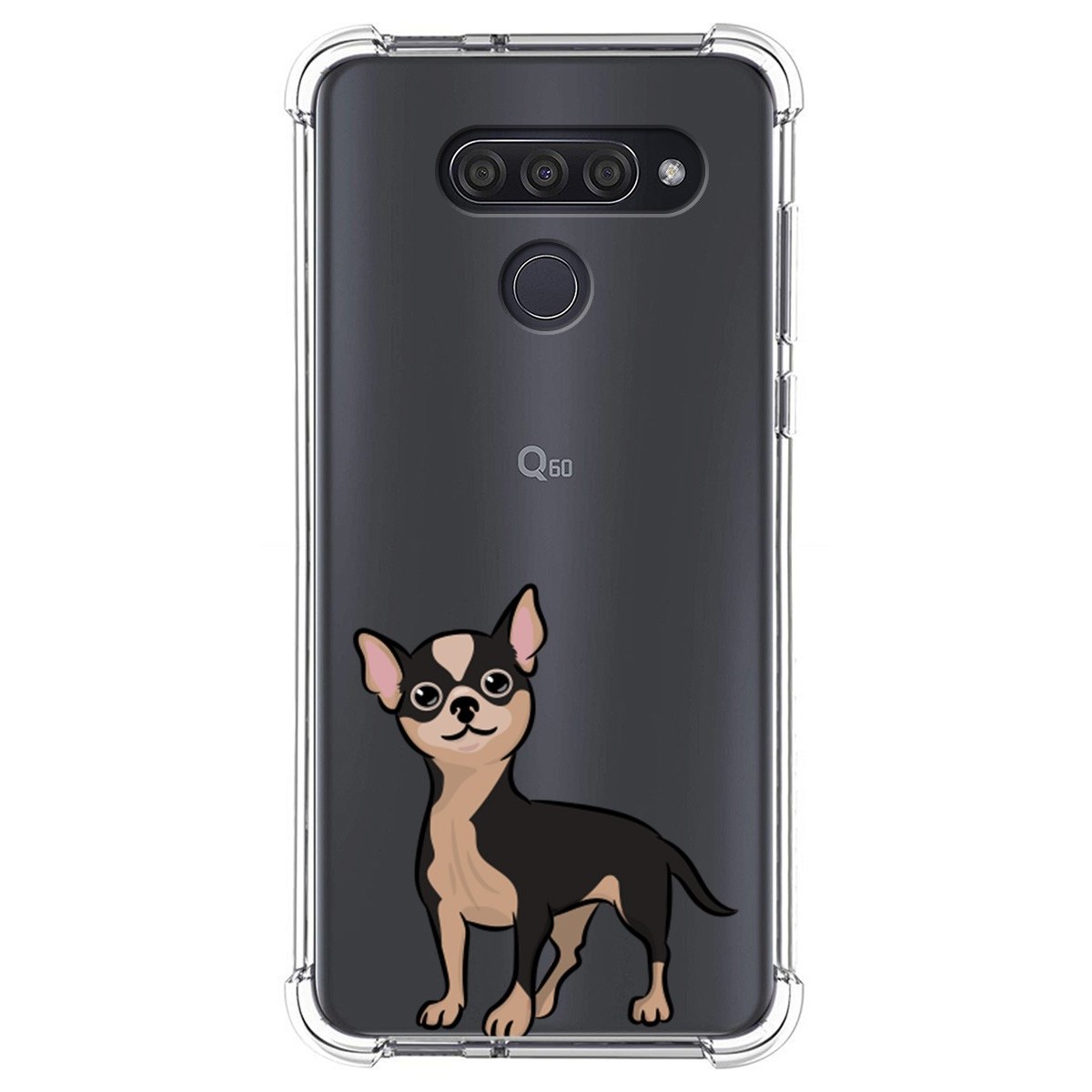 Funda Silicona Antigolpes para Lg Q60 / K50 diseño Perros 05 Dibujos