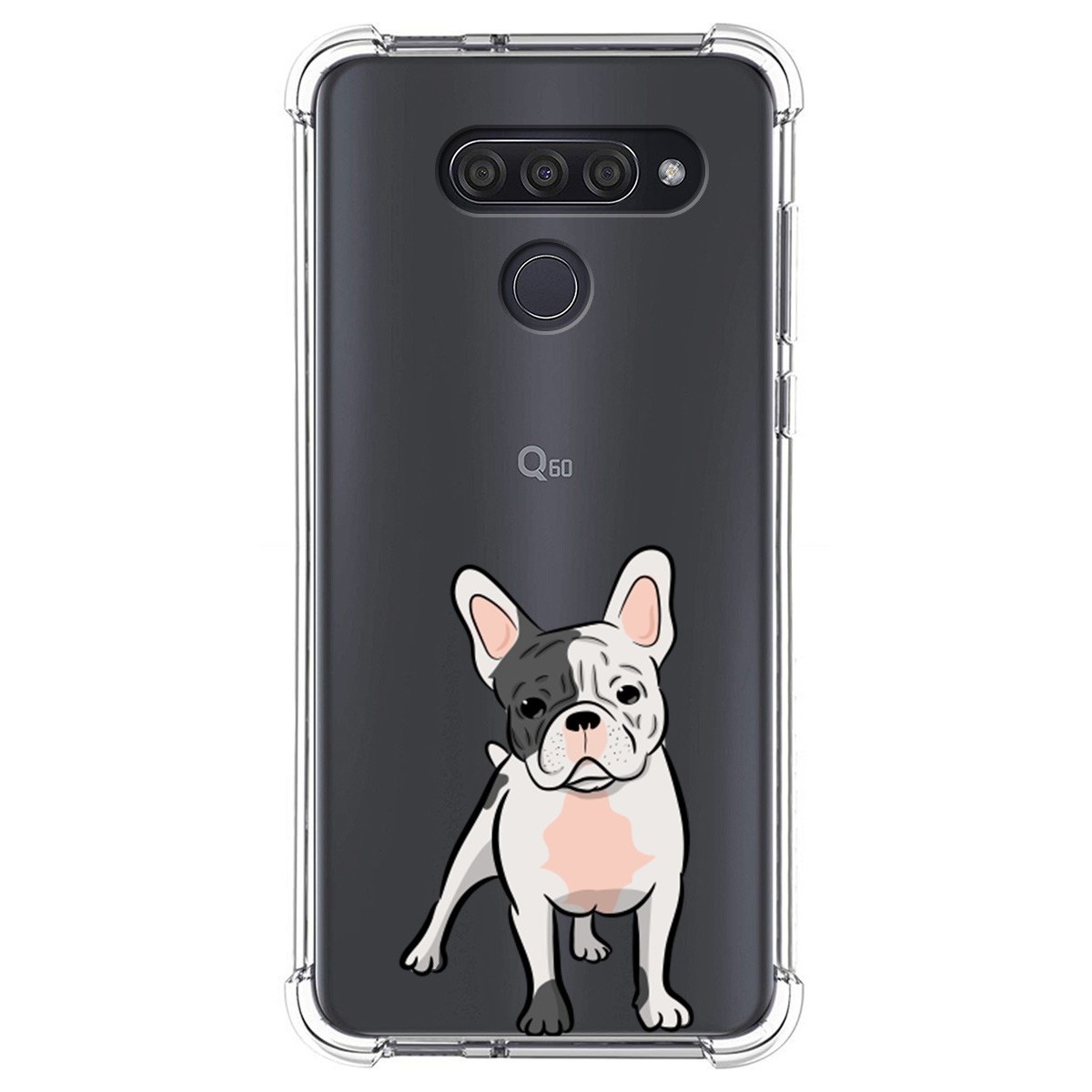 Funda Silicona Antigolpes para Lg Q60 / K50 diseño Perros 06 Dibujos