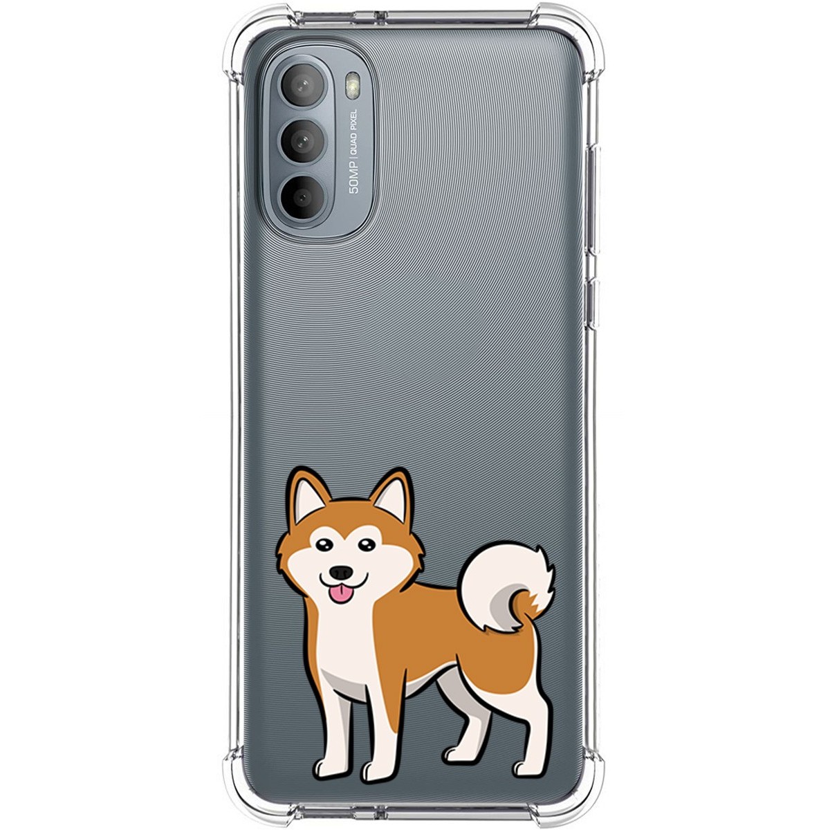 Funda Silicona Antigolpes para Motorola Moto G31 diseño Perros 02 Dibujos