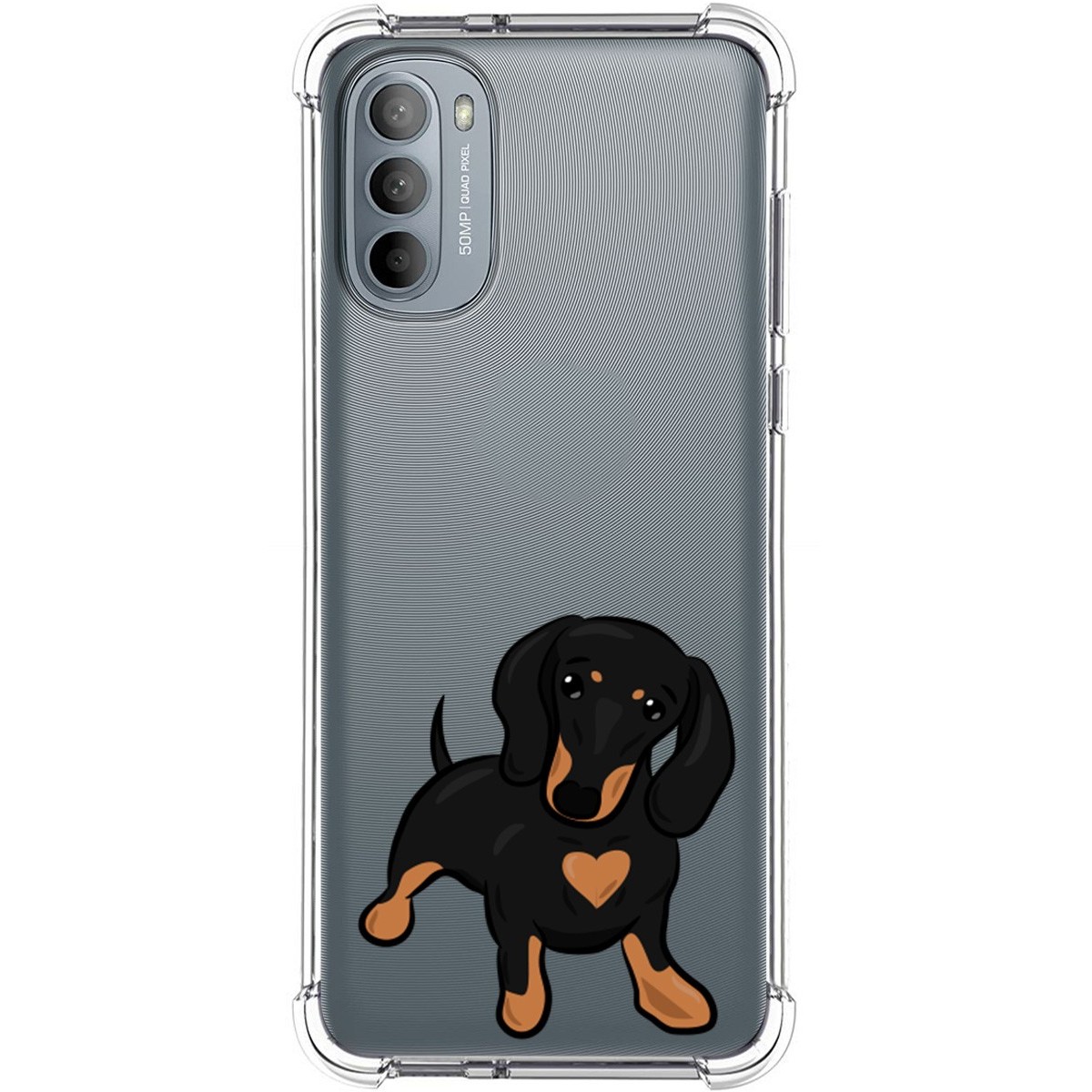 Funda Silicona Antigolpes para Motorola Moto G31 diseño Perros 04 Dibujos