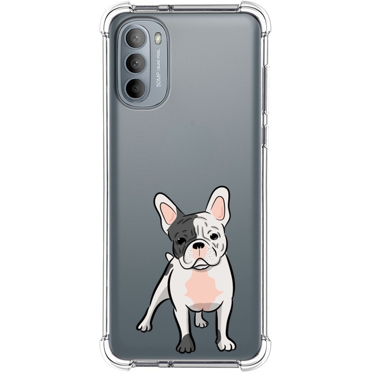 Funda Silicona Antigolpes para Motorola Moto G31 diseño Perros 06 Dibujos