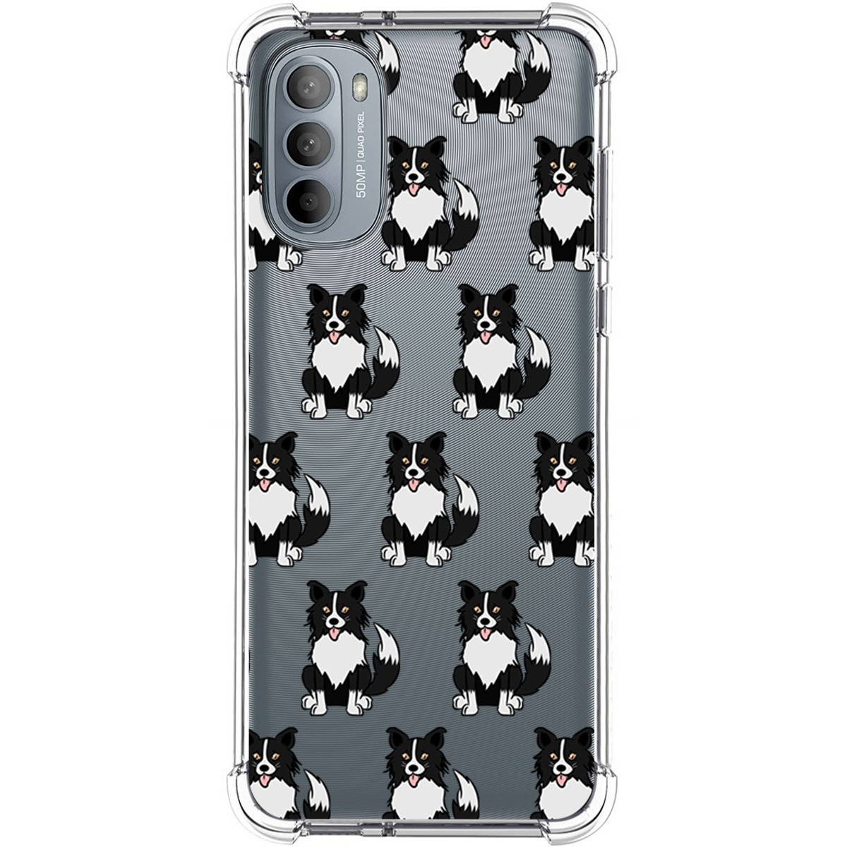 Funda Silicona Antigolpes para Motorola Moto G31 diseño Perros 07 Dibujos