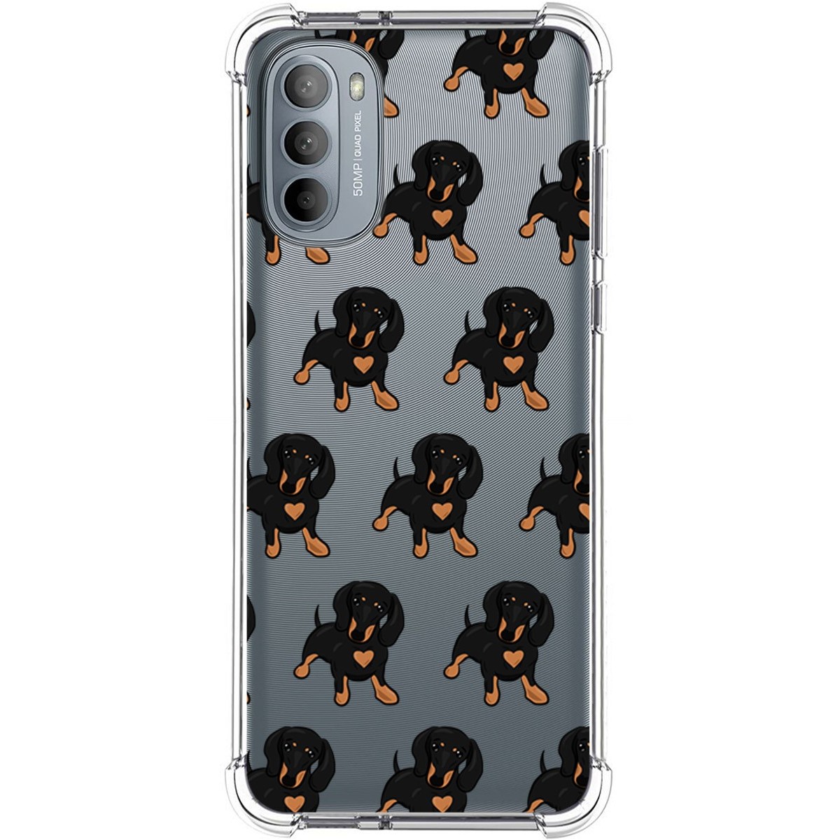 Funda Silicona Antigolpes para Motorola Moto G31 diseño Perros 10 Dibujos
