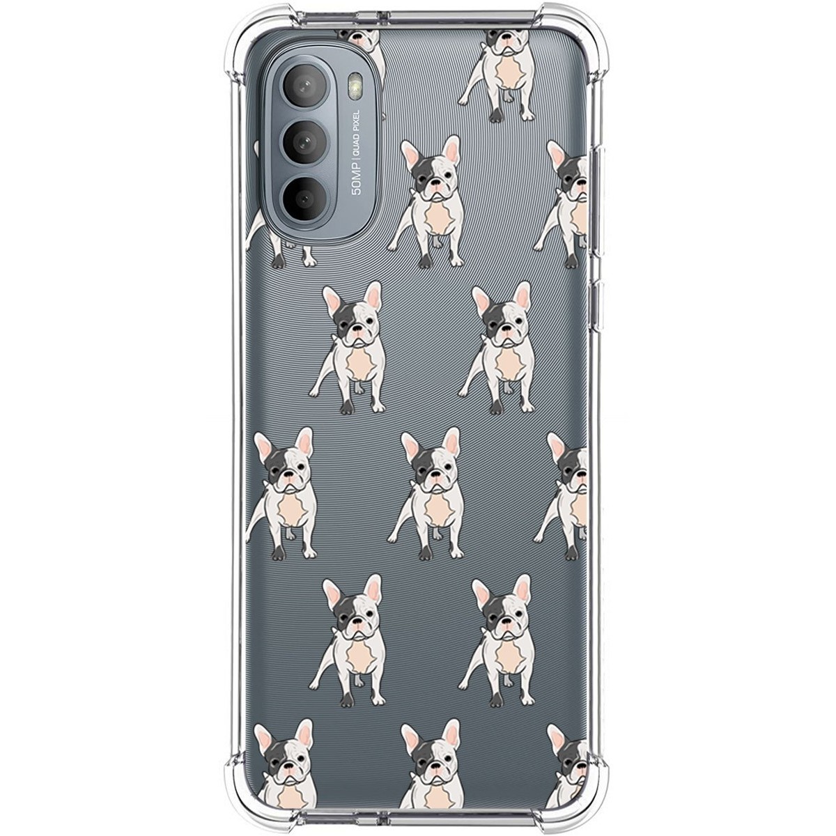 Funda Silicona Antigolpes para Motorola Moto G31 diseño Perros 12 Dibujos