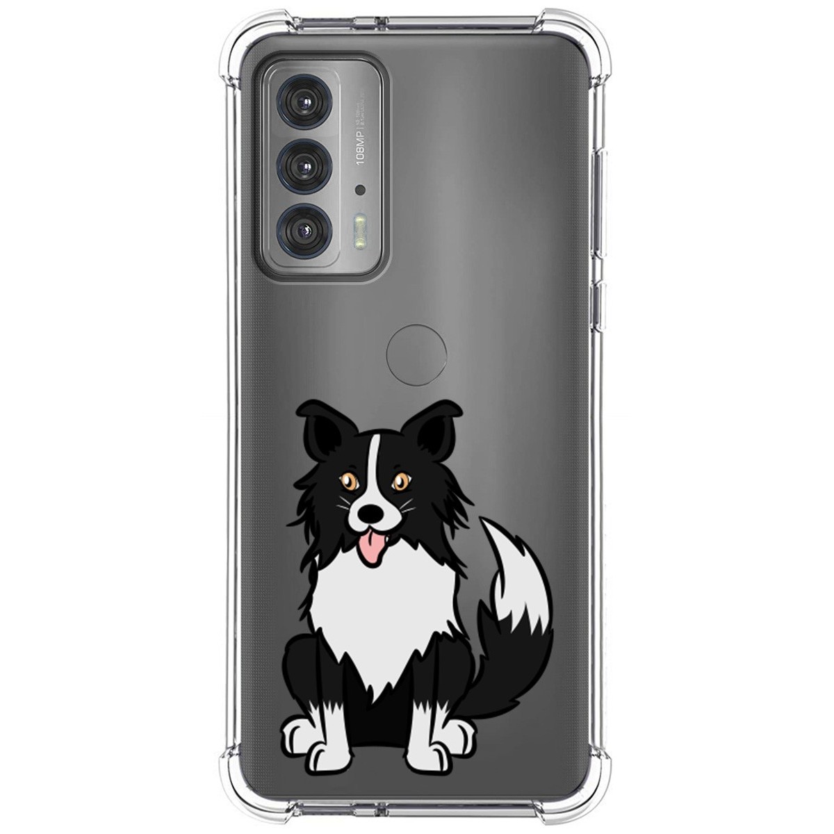 Funda Silicona Antigolpes para Motorola Edge 20 diseño Perros 01 Dibujos