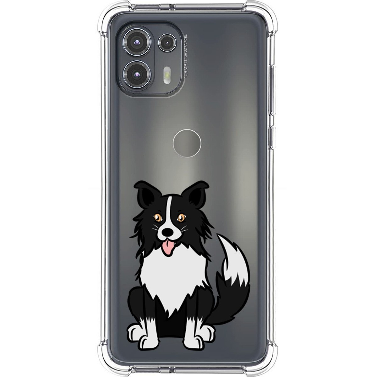 Funda Silicona Antigolpes para Motorola Edge 20 Lite diseño Perros 01 Dibujos