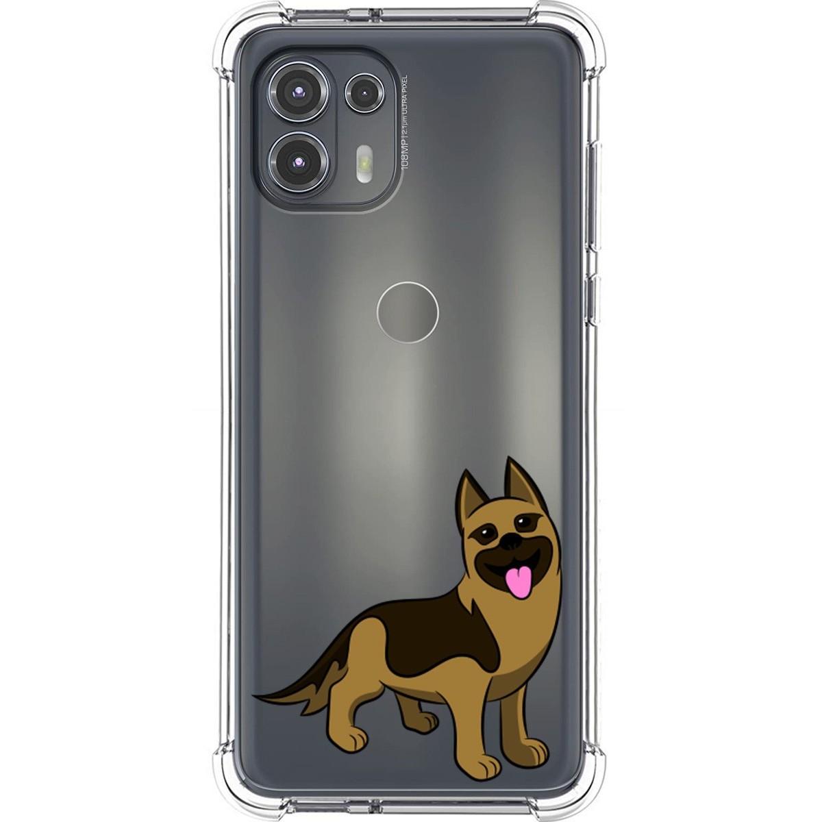 Funda Silicona Antigolpes para Motorola Edge 20 Lite diseño Perros 03 Dibujos