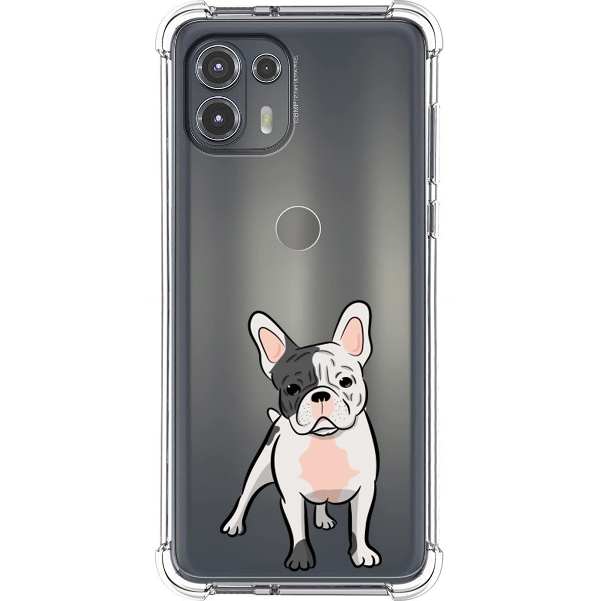 Funda Silicona Antigolpes para Motorola Edge 20 Lite diseño Perros 06 Dibujos