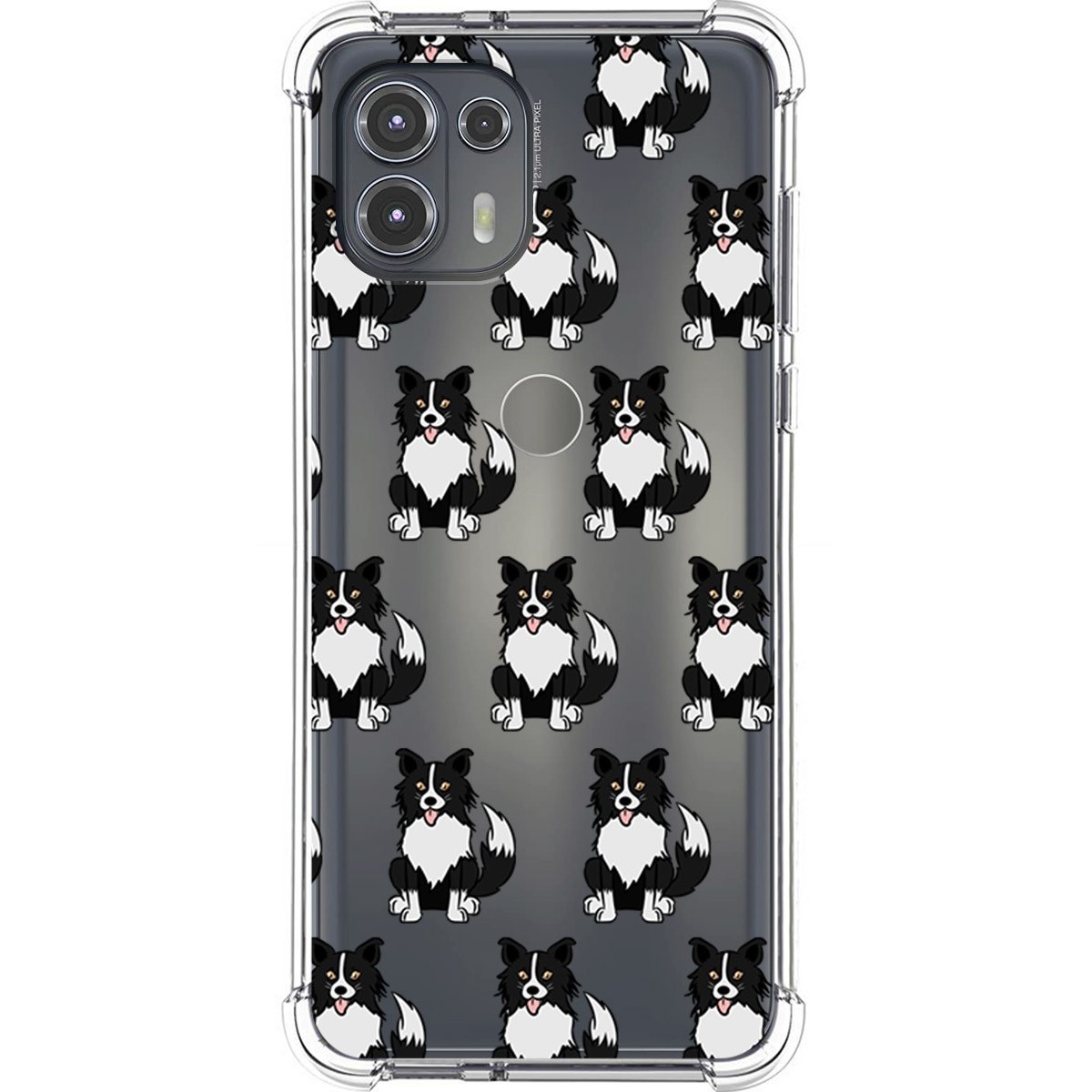 Funda Silicona Antigolpes para Motorola Edge 20 Lite diseño Perros 07 Dibujos