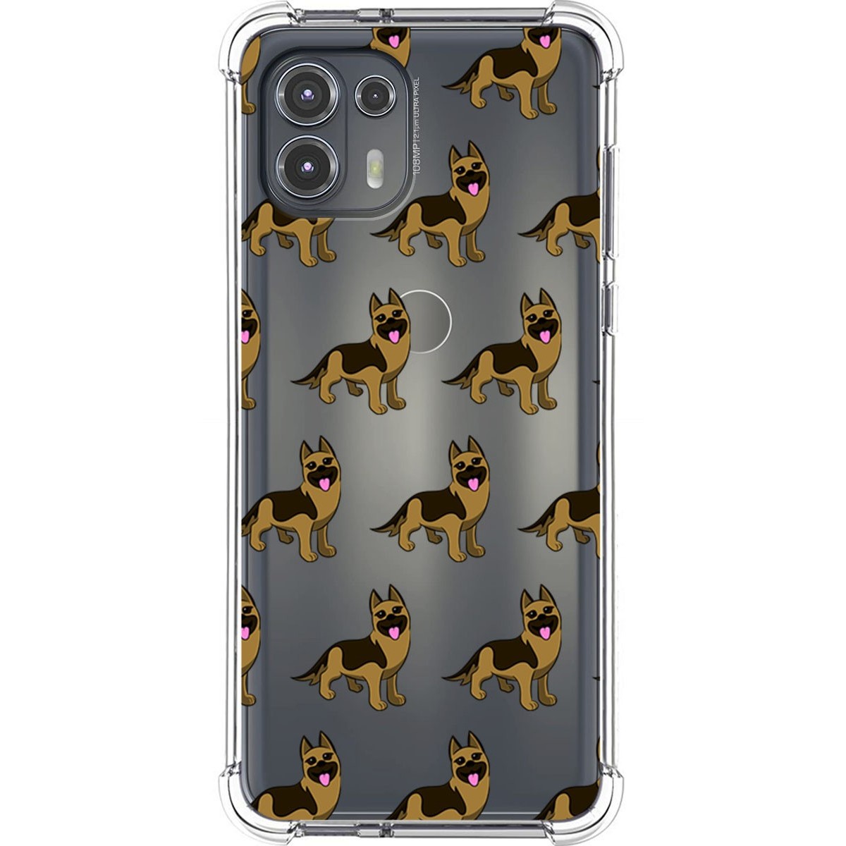 Funda Silicona Antigolpes para Motorola Edge 20 Lite diseño Perros 09 Dibujos