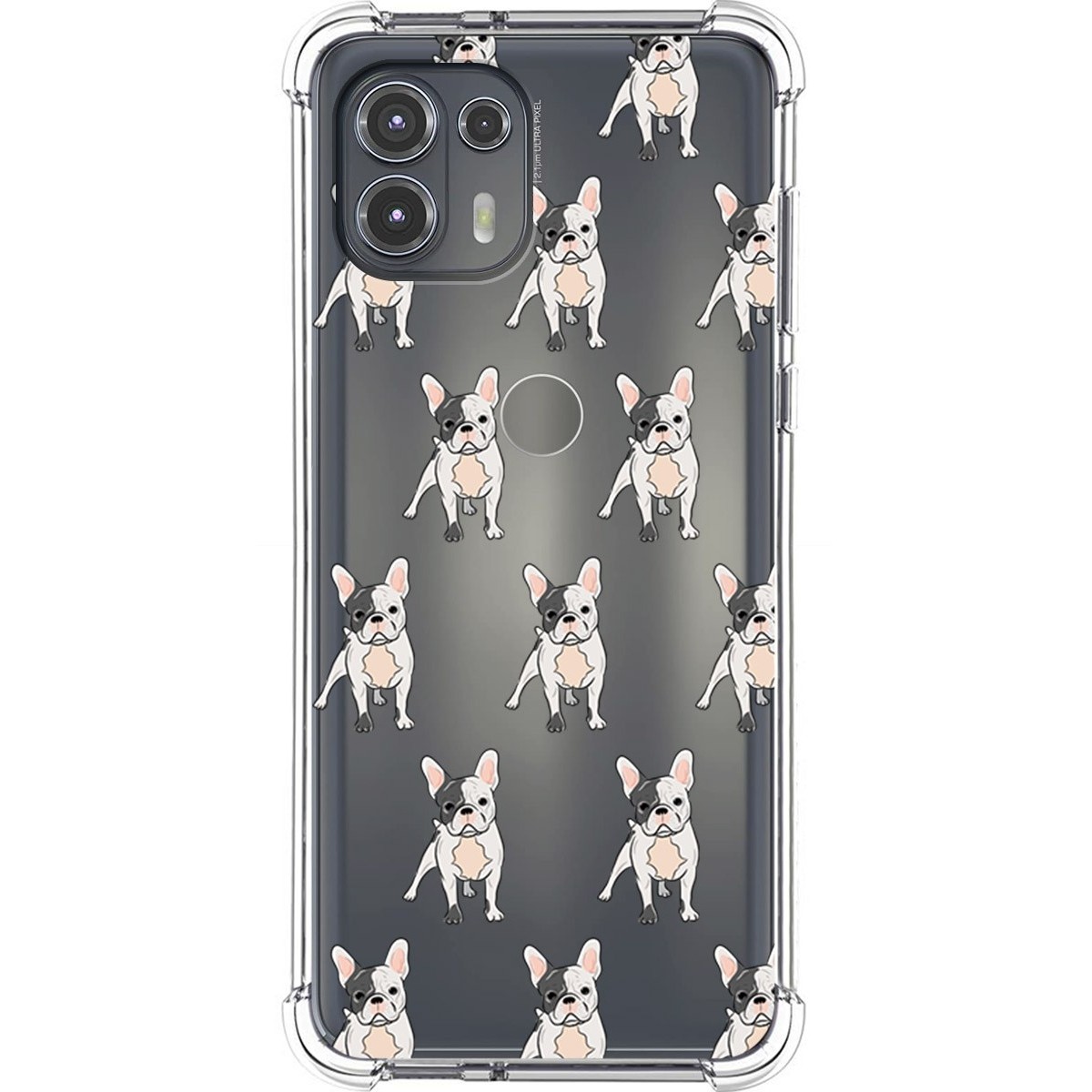 Funda Silicona Antigolpes para Motorola Edge 20 Lite diseño Perros 12 Dibujos