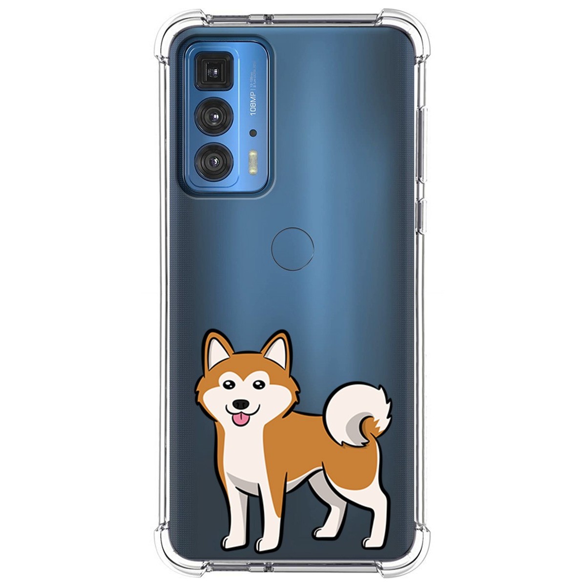 Funda Silicona Antigolpes para Motorola Edge 20 Pro diseño Perros 02 Dibujos