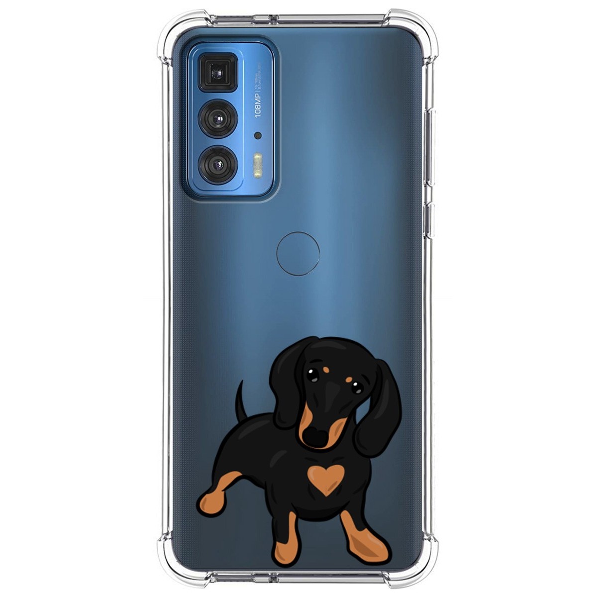 Funda Silicona Antigolpes para Motorola Edge 20 Pro diseño Perros 04 Dibujos