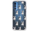 Funda Silicona Antigolpes para Motorola Edge 20 Pro diseño Perros 12 Dibujos