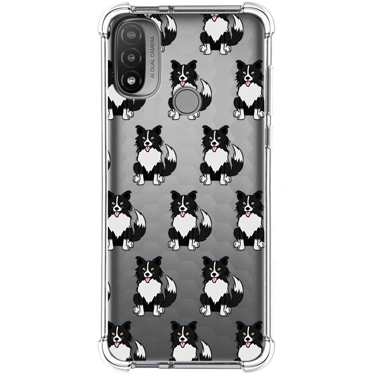 Funda Silicona Antigolpes para Motorola Moto E20 diseño Perros 07 Dibujos
