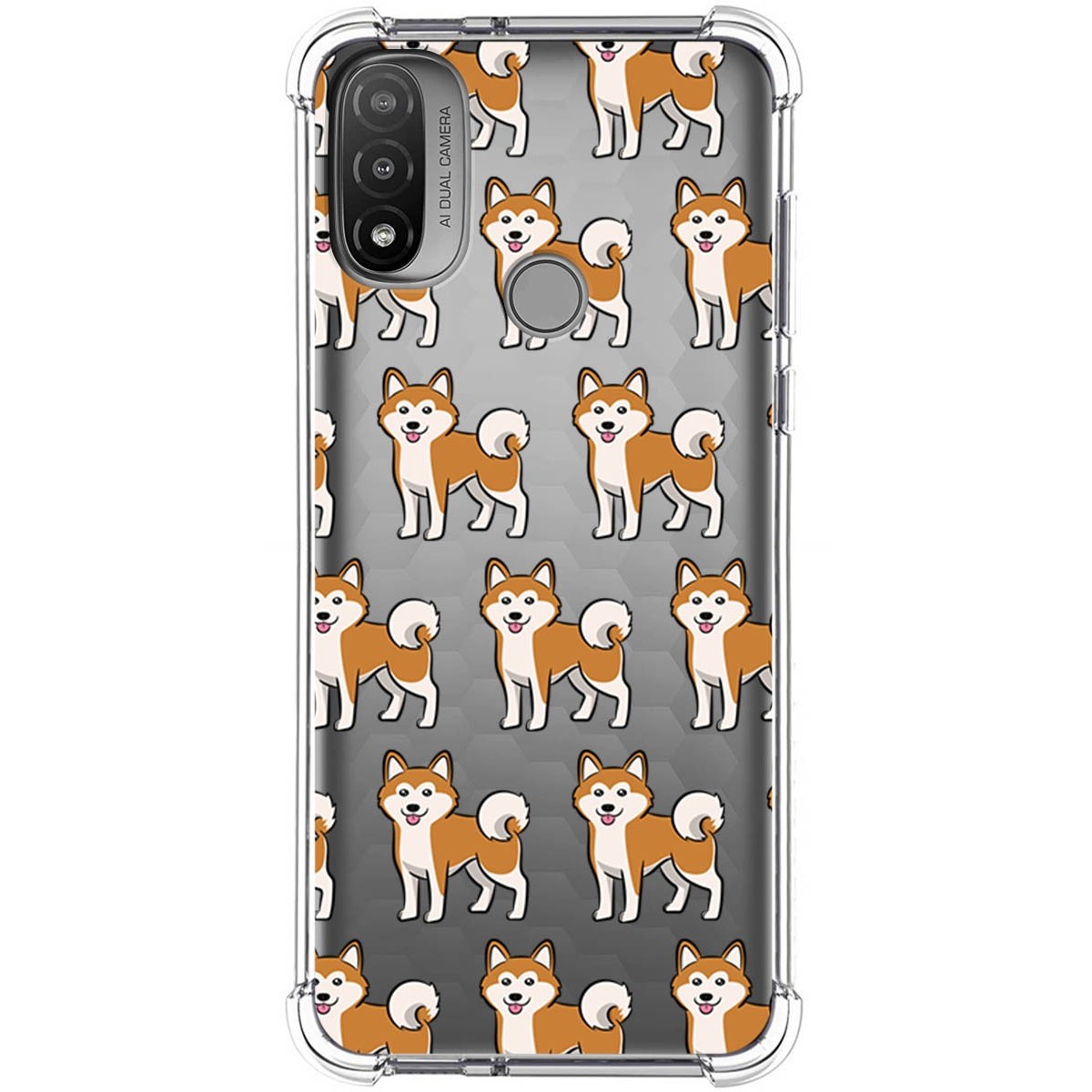Funda Silicona Antigolpes para Motorola Moto E20 diseño Perros 08 Dibujos
