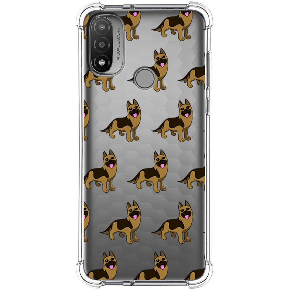 Funda Silicona Antigolpes para Motorola Moto E20 diseño Perros 09 Dibujos