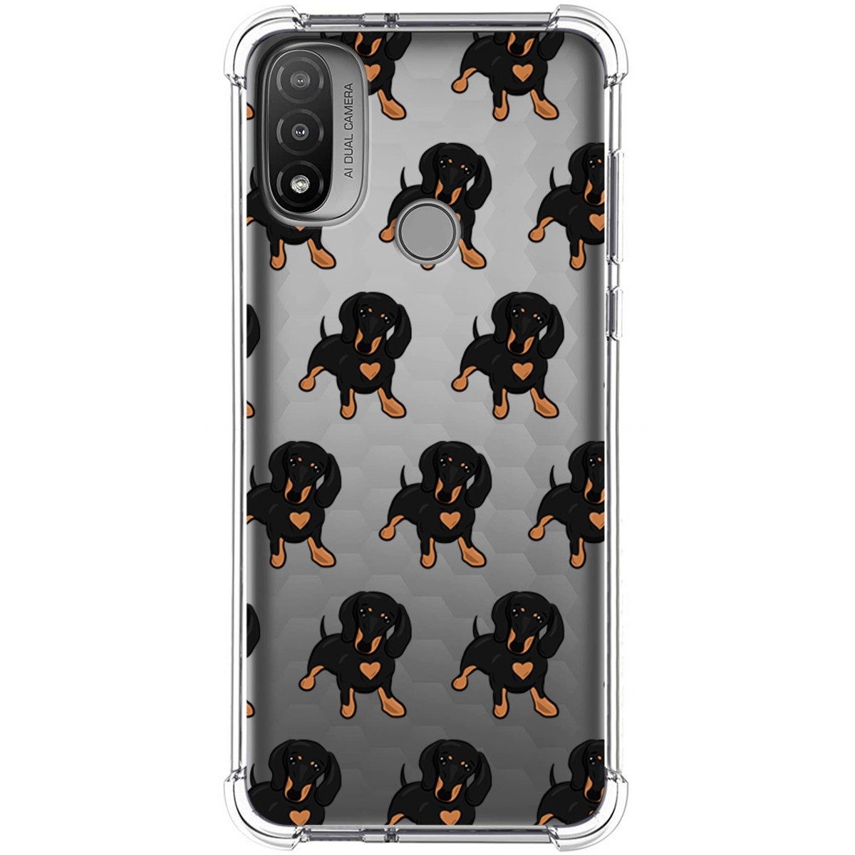 Funda Silicona Antigolpes para Motorola Moto E20 diseño Perros 10 Dibujos