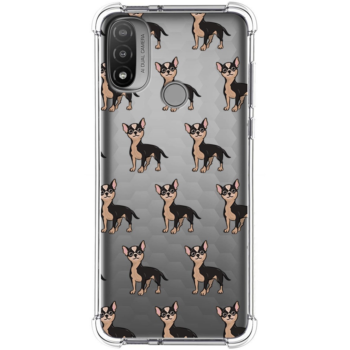 Funda Silicona Antigolpes para Motorola Moto E20 diseño Perros 11 Dibujos