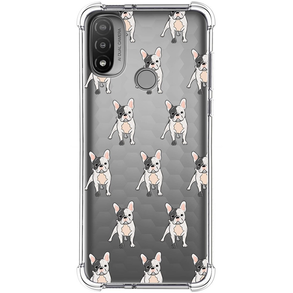 Funda Silicona Antigolpes para Motorola Moto E20 diseño Perros 12 Dibujos
