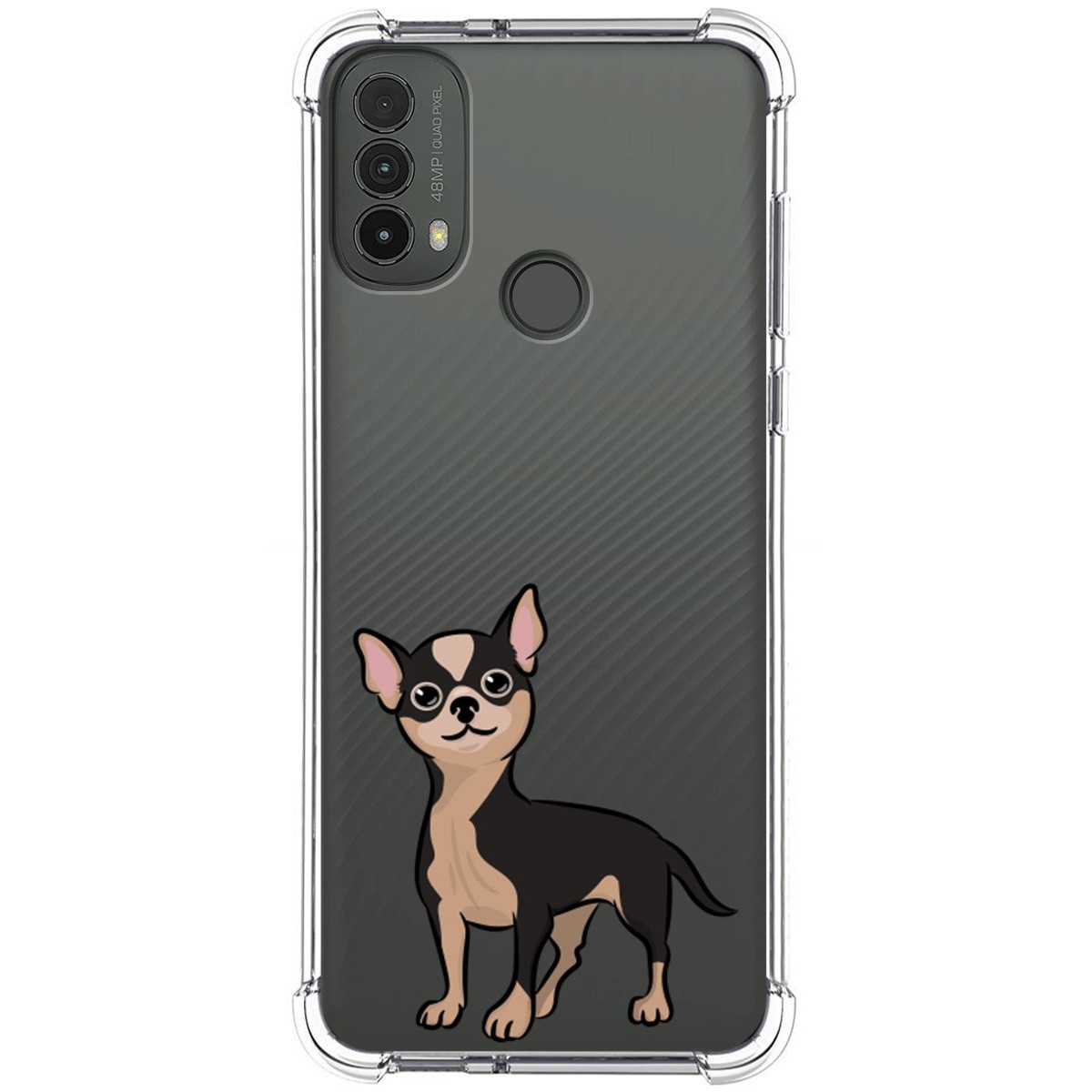 Funda Silicona Antigolpes para Motorola Moto E40 diseño Perros 05 Dibujos