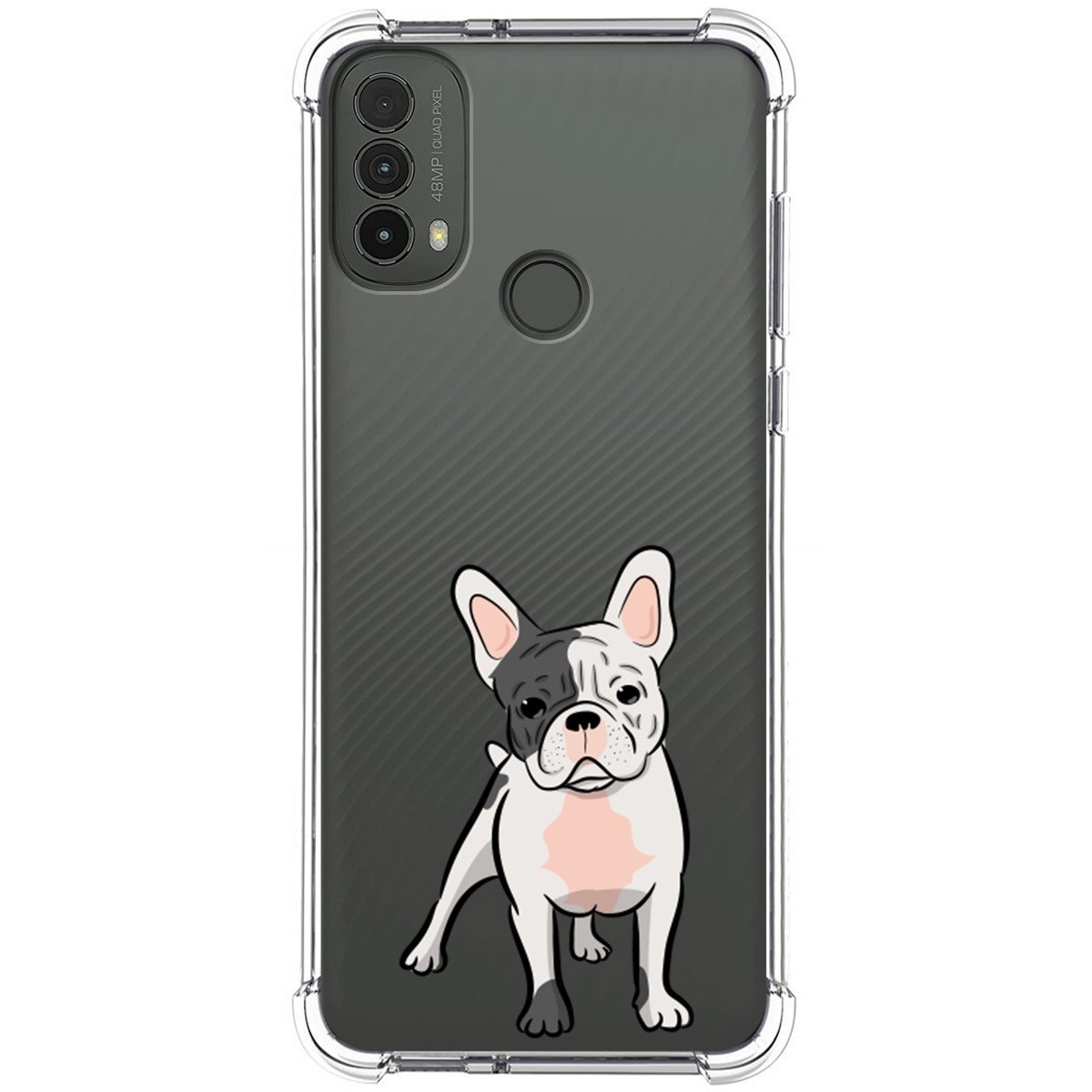 Funda Silicona Antigolpes para Motorola Moto E40 diseño Perros 06 Dibujos