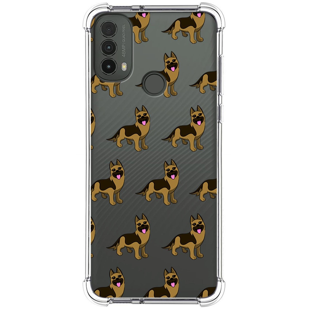 Funda Silicona Antigolpes para Motorola Moto E40 diseño Perros 09 Dibujos