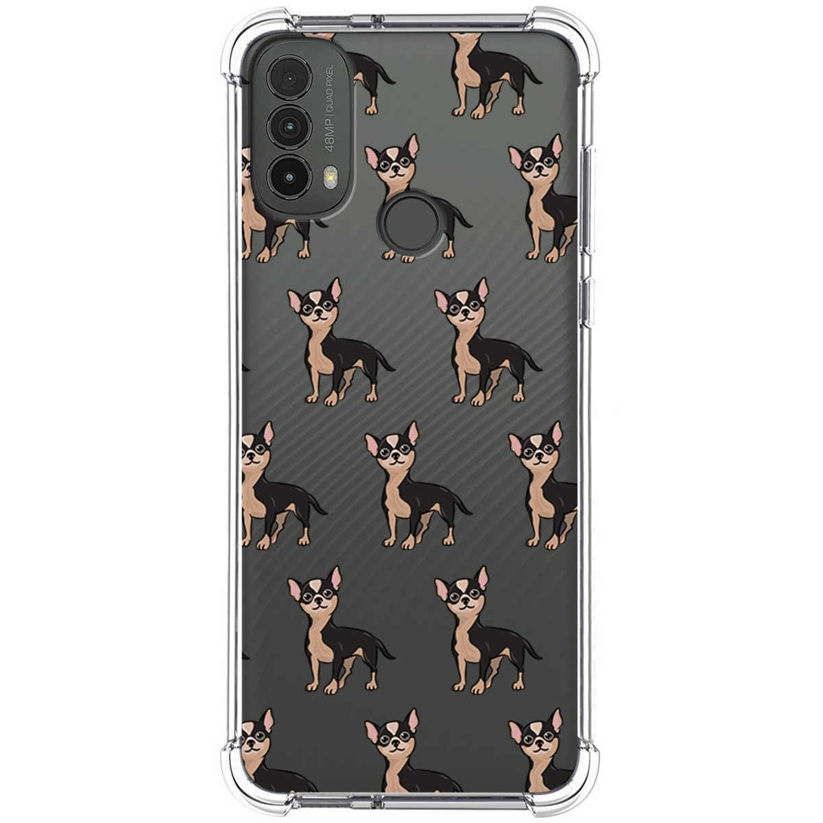 Funda Silicona Antigolpes para Motorola Moto E40 diseño Perros 11 Dibujos
