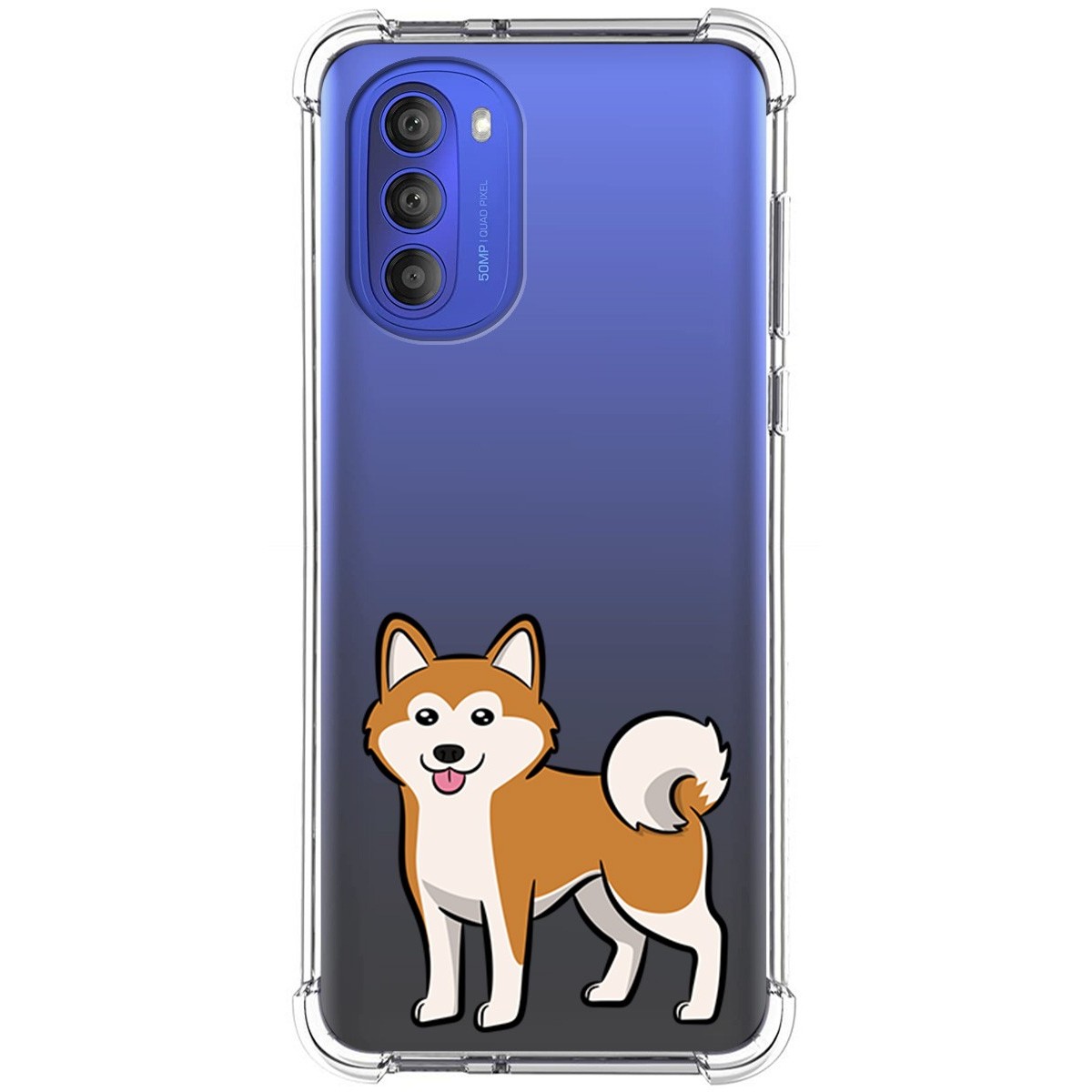 Funda Silicona Antigolpes para Motorola Moto G51 diseño Perros 02 Dibujos