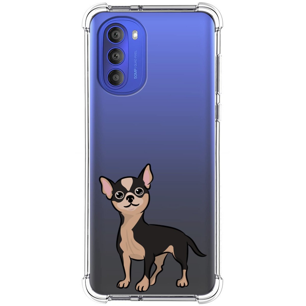 Funda Silicona Antigolpes para Motorola Moto G51 diseño Perros 05 Dibujos