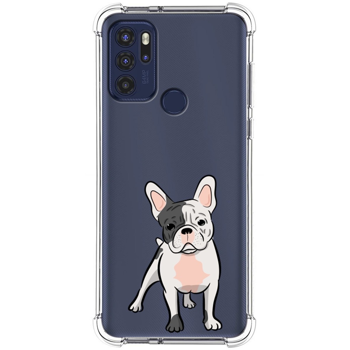 Funda Silicona Antigolpes para Motorola Moto G60s diseño Perros 06 Dibujos