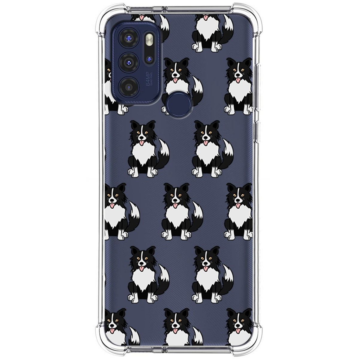 Funda Silicona Antigolpes para Motorola Moto G60s diseño Perros 07 Dibujos