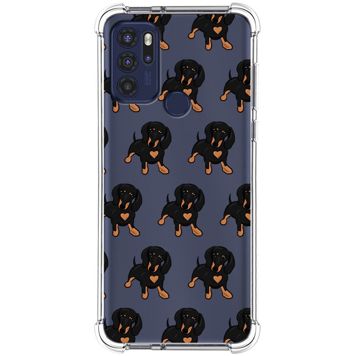 Funda Silicona Antigolpes para Motorola Moto G60s diseño Perros 10 Dibujos