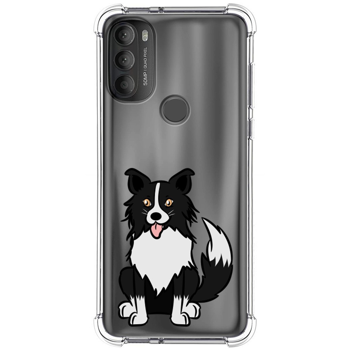 Funda Silicona Antigolpes para Motorola Moto G71 5G diseño Perros 01 Dibujos