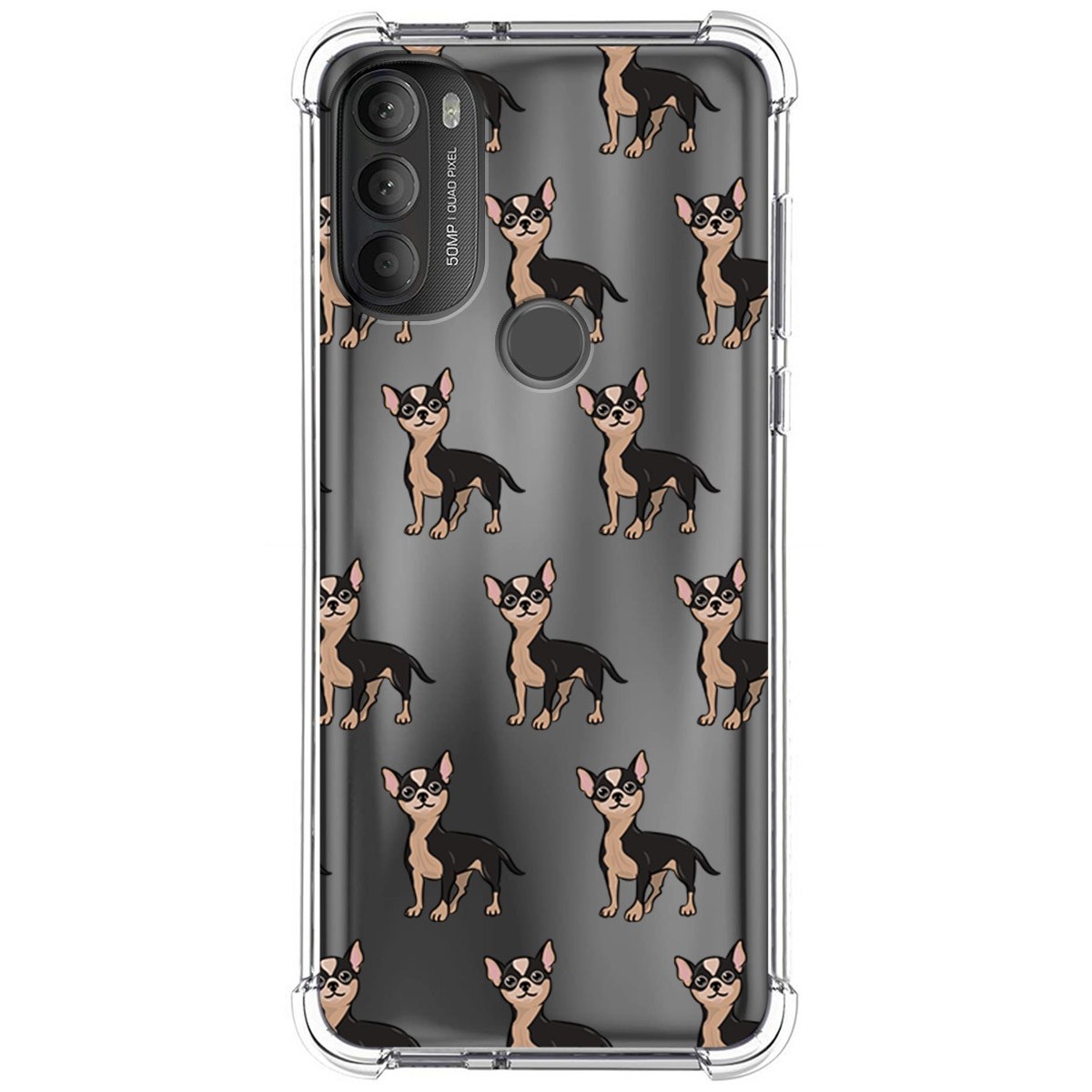 Funda Silicona Antigolpes para Motorola Moto G71 5G diseño Perros 11 Dibujos