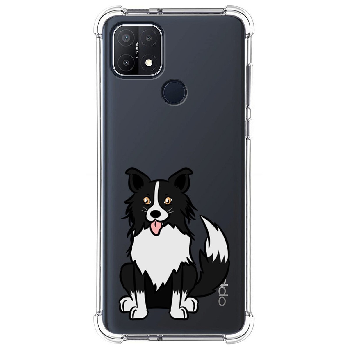 Funda Silicona Antigolpes para Oppo A15 diseño Perros 01 Dibujos