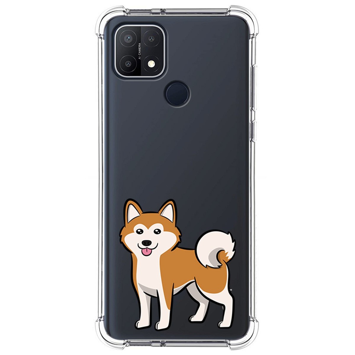 Funda Silicona Antigolpes para Oppo A15 diseño Perros 02 Dibujos