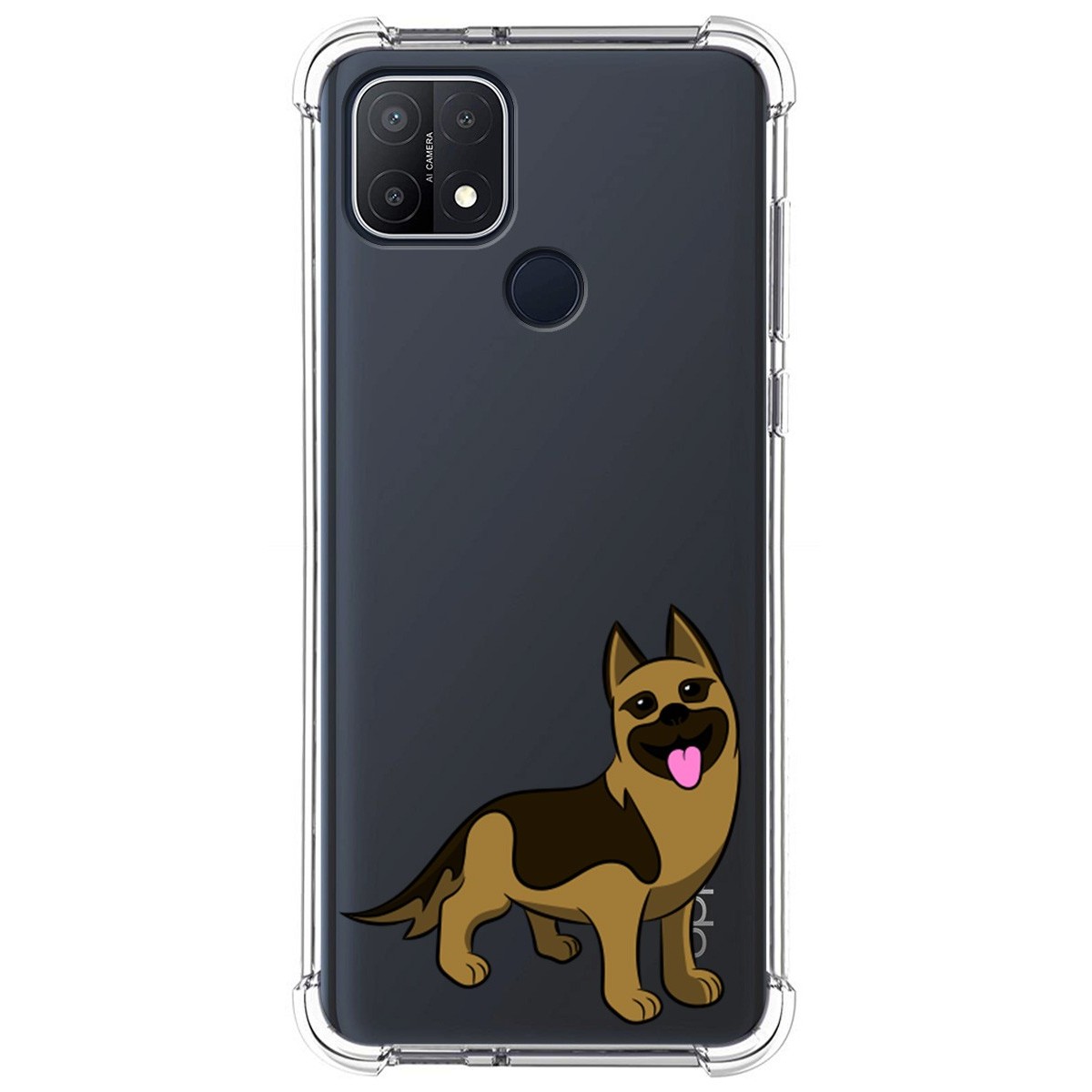 Funda Silicona Antigolpes para Oppo A15 diseño Perros 03 Dibujos