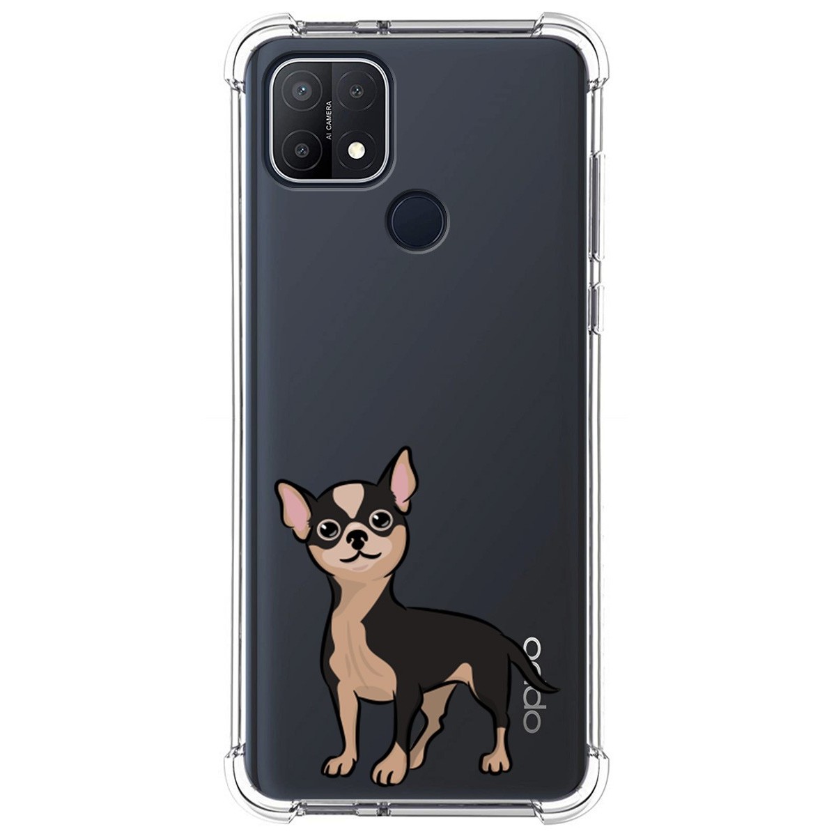 Funda Silicona Antigolpes para Oppo A15 diseño Perros 05 Dibujos
