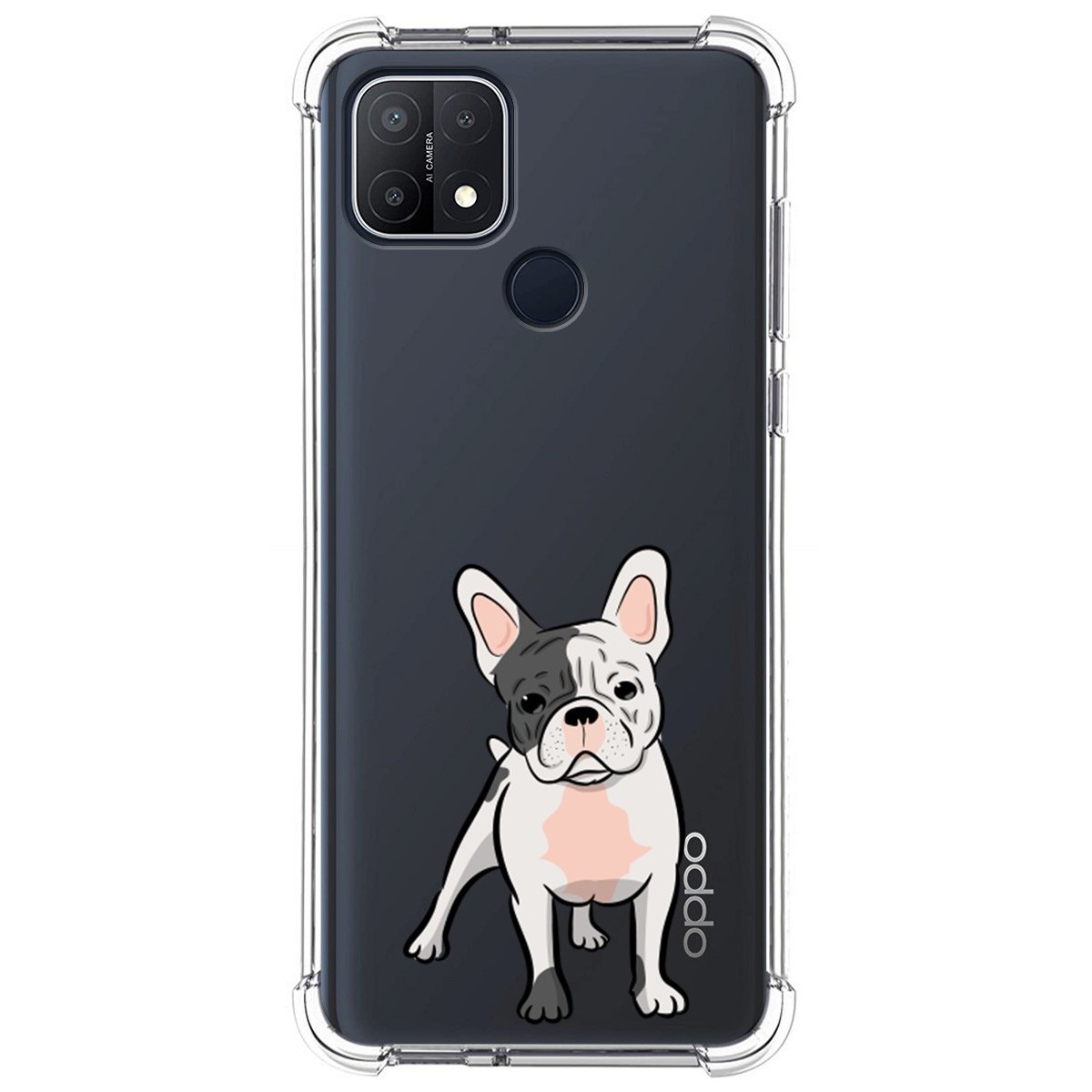 Funda Silicona Antigolpes para Oppo A15 diseño Perros 06 Dibujos
