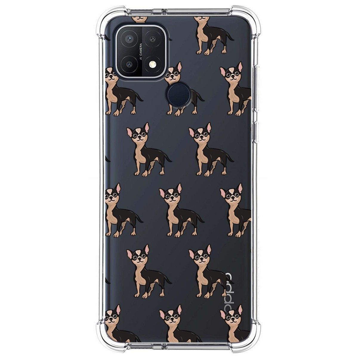 Funda Silicona Antigolpes para Oppo A15 diseño Perros 11 Dibujos