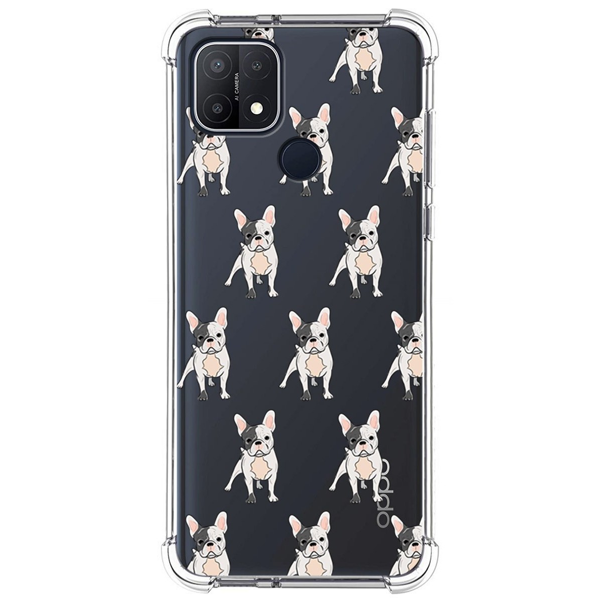 Funda Silicona Antigolpes para Oppo A15 diseño Perros 12 Dibujos
