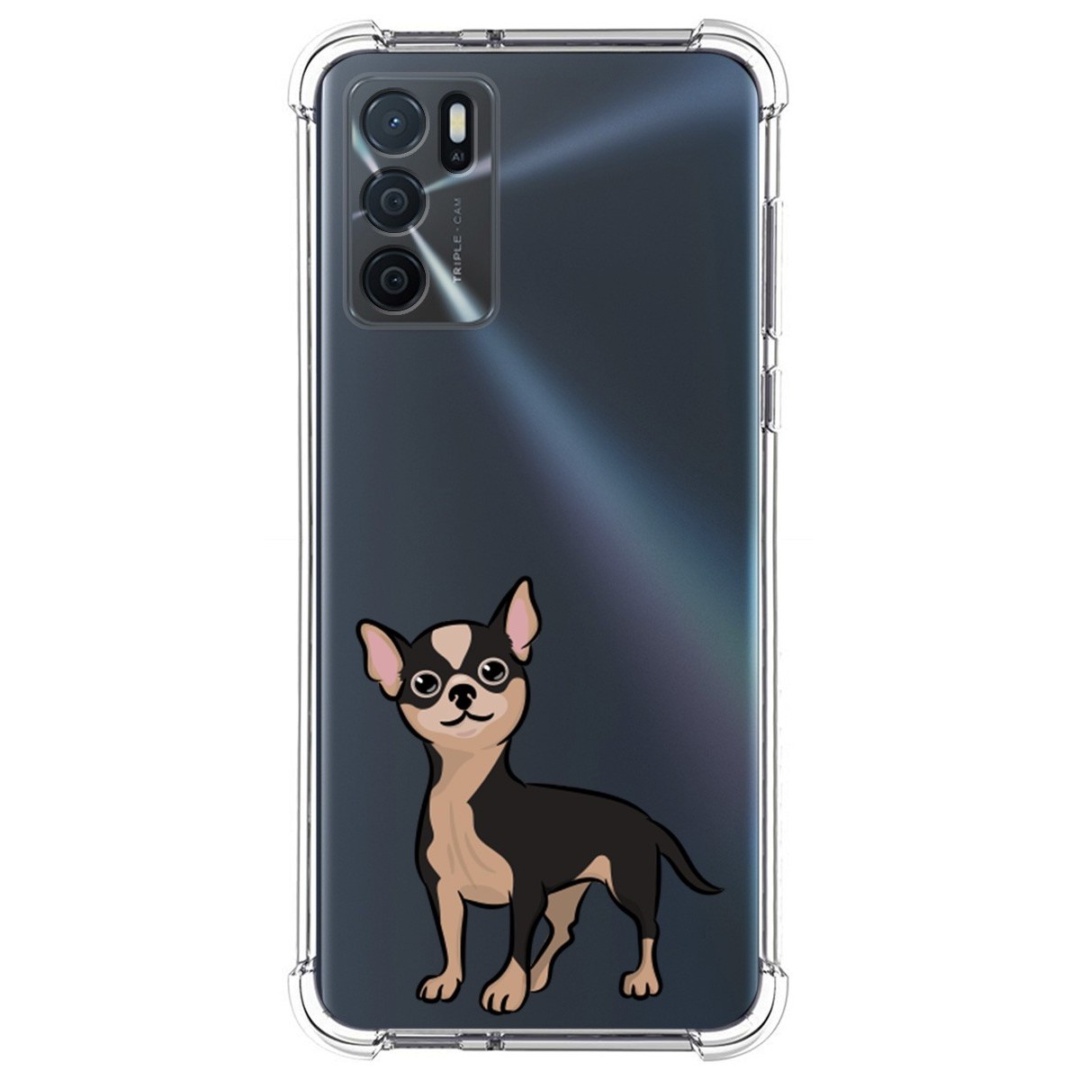 Funda Silicona Antigolpes para Oppo A16 / A16s diseño Perros 05 Dibujos
