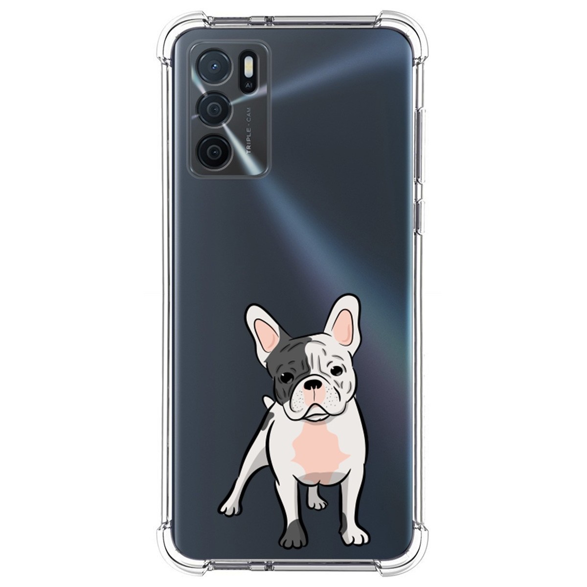 Funda Silicona Antigolpes para Oppo A16 / A16s diseño Perros 06 Dibujos