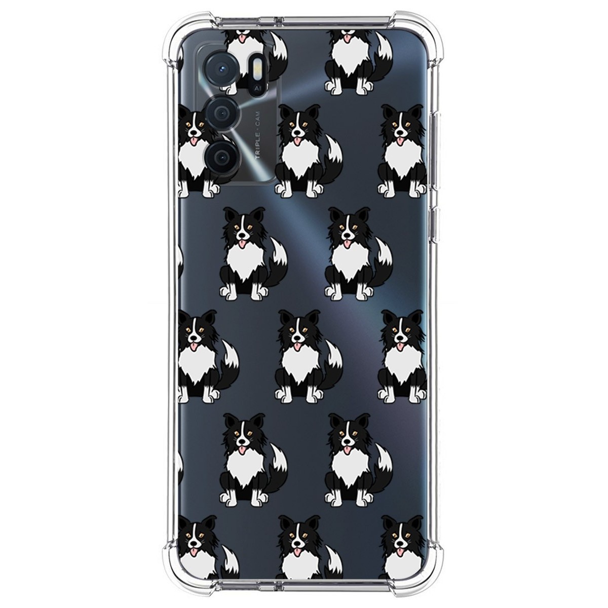 Funda Silicona Antigolpes para Oppo A16 / A16s diseño Perros 07 Dibujos