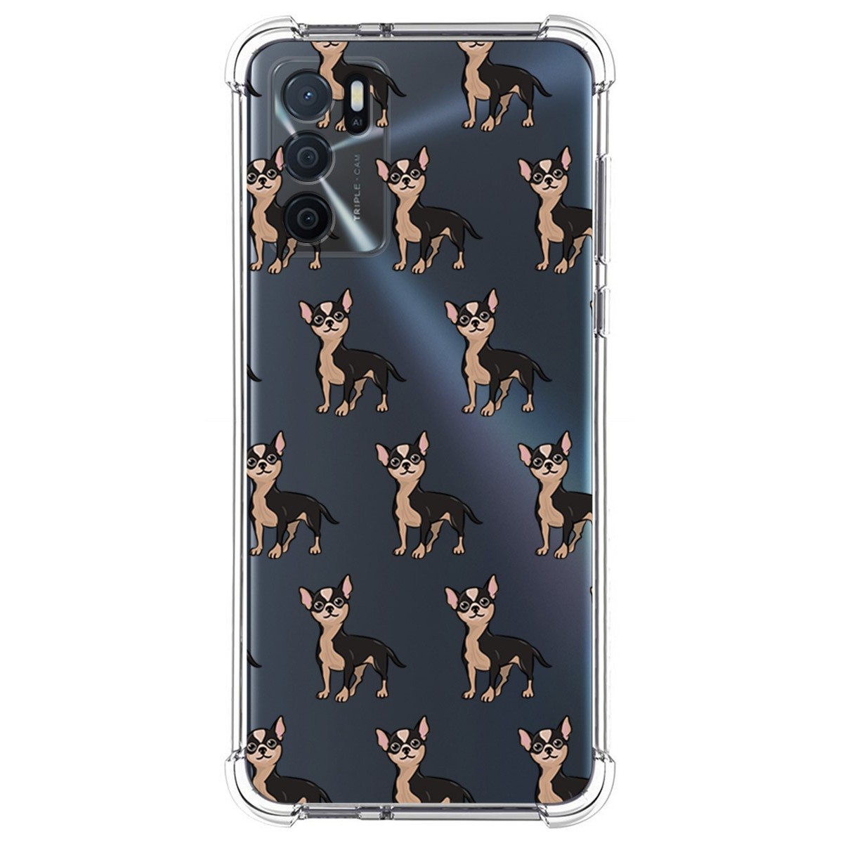 Funda Silicona Antigolpes para Oppo A16 / A16s diseño Perros 11 Dibujos
