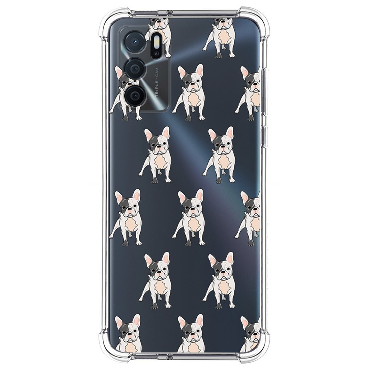 Funda Silicona Antigolpes para Oppo A16 / A16s diseño Perros 12 Dibujos